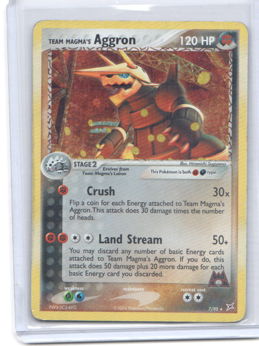 Team Magma vs Team Aqua #7/95 Team Magma's Aggron