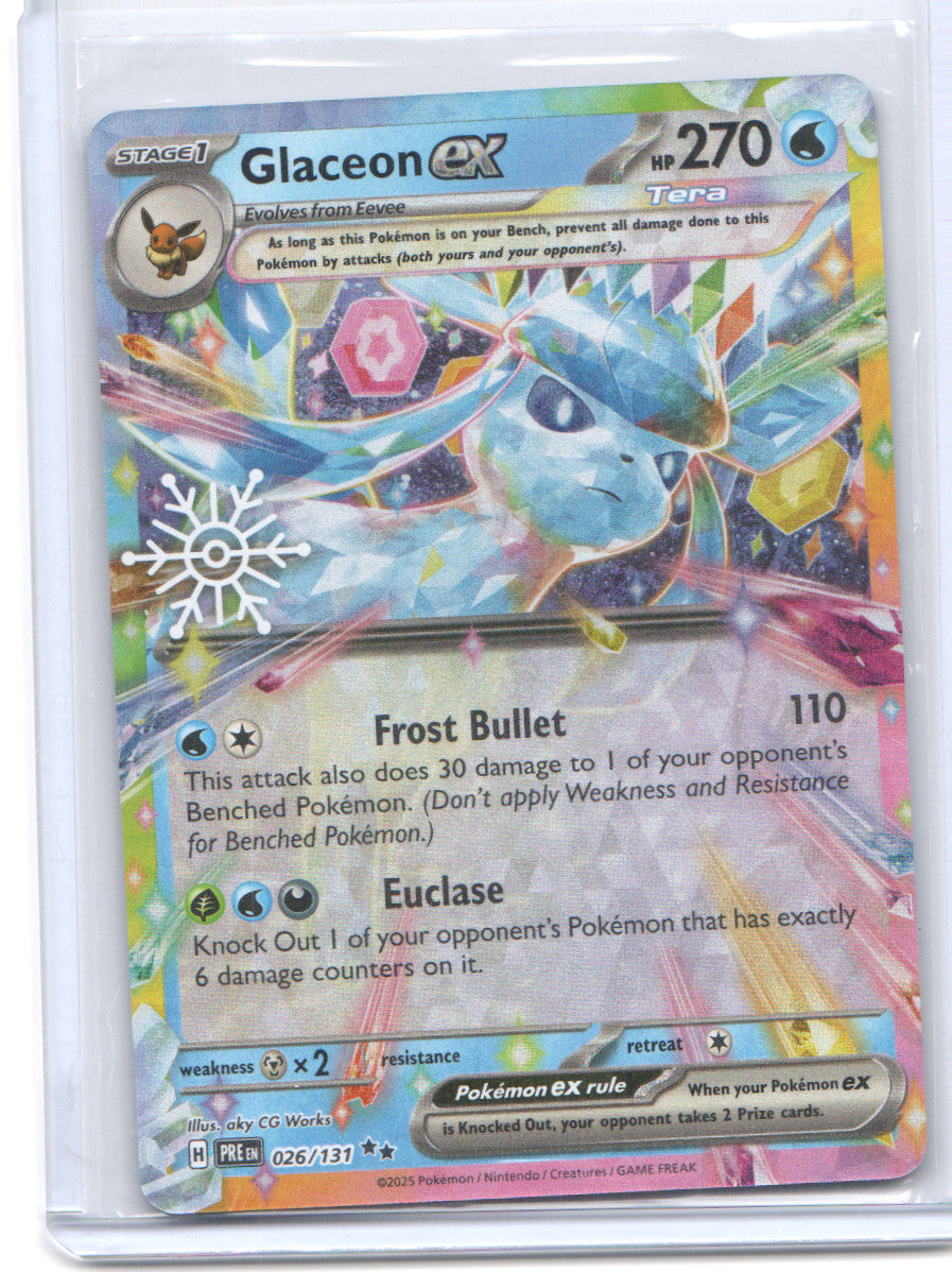 SV: Prismatic Evolutions #026/131 Glaceon ex