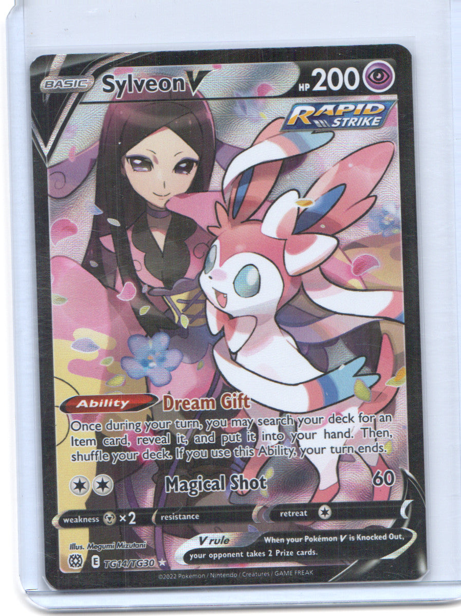 SWSH09: Brilliant Stars Trainer Gallery #TG14/TG30 Sylveon V