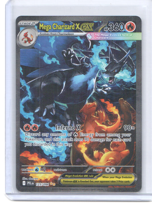 ME02: Phantasmal Flames #125/094 Mega Charizard X ex