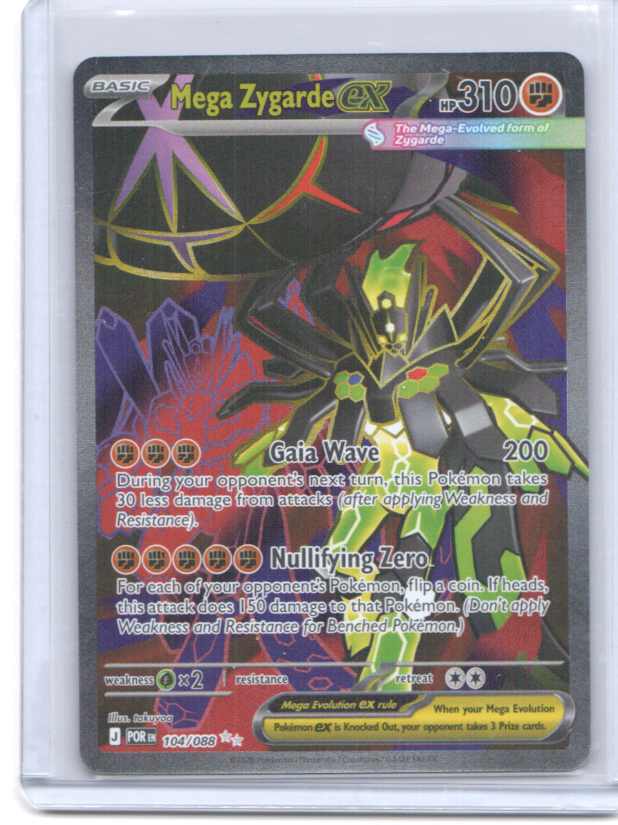 ME03: Perfect Order #104/088 Mega Zygarde ex