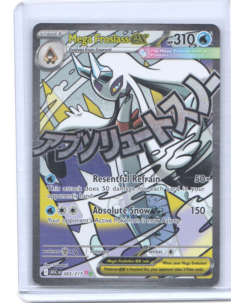 Mega Froslass ex Mega Attack Rare ME: Ascended Heroes 265/217 NM