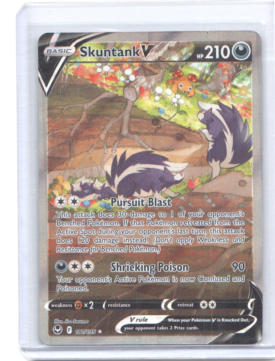Skuntank V (Alternate Full Art) Ultra Rare SWSH12: Silver Tempest 181/195 NM