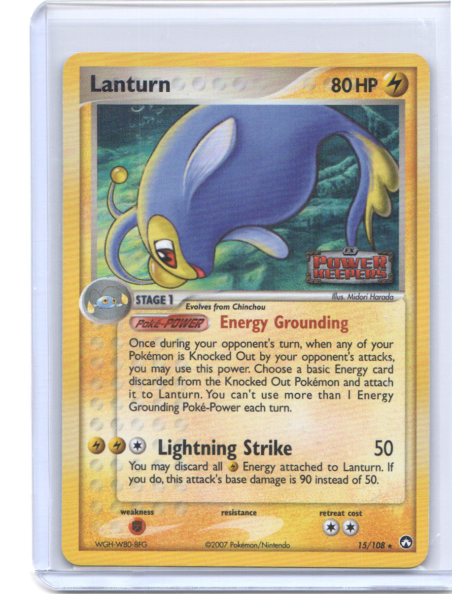 Lanturn Rare EX Power Keepers 15/108 LP