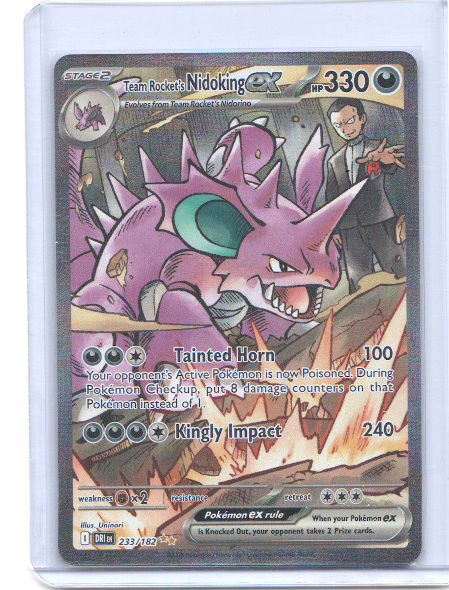 Team Rocket's Nidoking ex Special Illustration Rare SV10: Destined Rivals 233/18