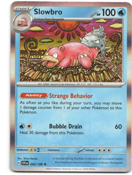 Slowbro Rare SV01: Scarlet & Violet Base Set 043/198 NM
