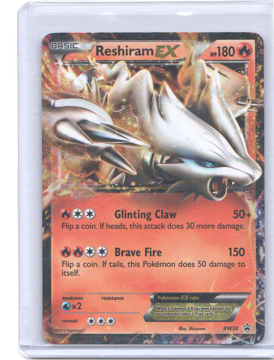 Reshiram EX Promo Black and White Promos BW36 MP