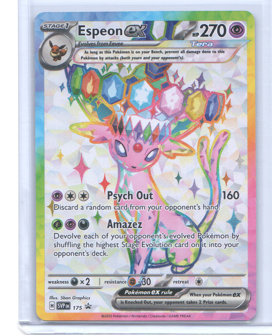 Espeon ex - 175 Promo SV: Scarlet & Violet Promo Cards SVP 175 NM