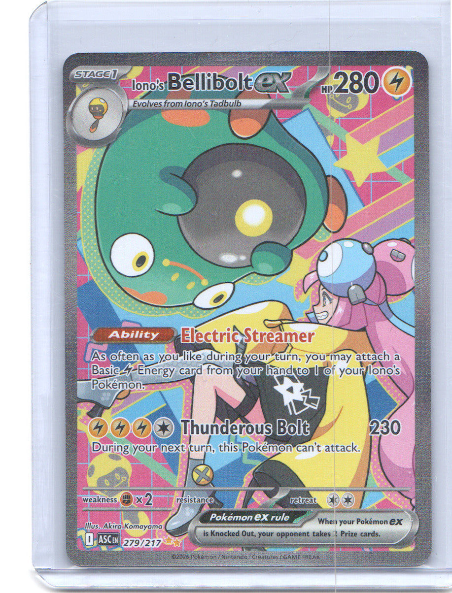 Iono's Bellibolt ex Special Illustration Rare ME: Ascended Heroes 279/217 NM