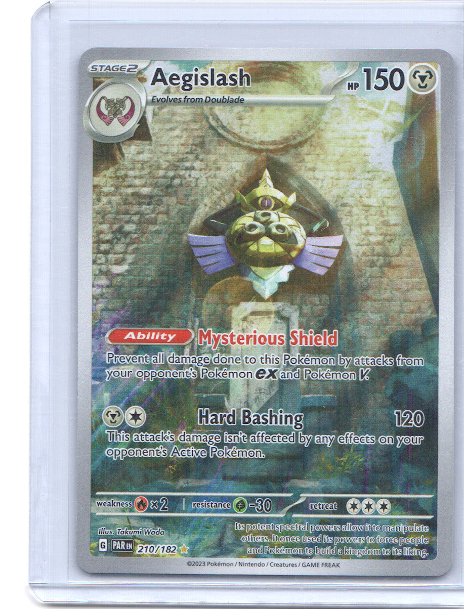 Aegislash Illustration Rare SV04: Paradox Rift 210/182 NM