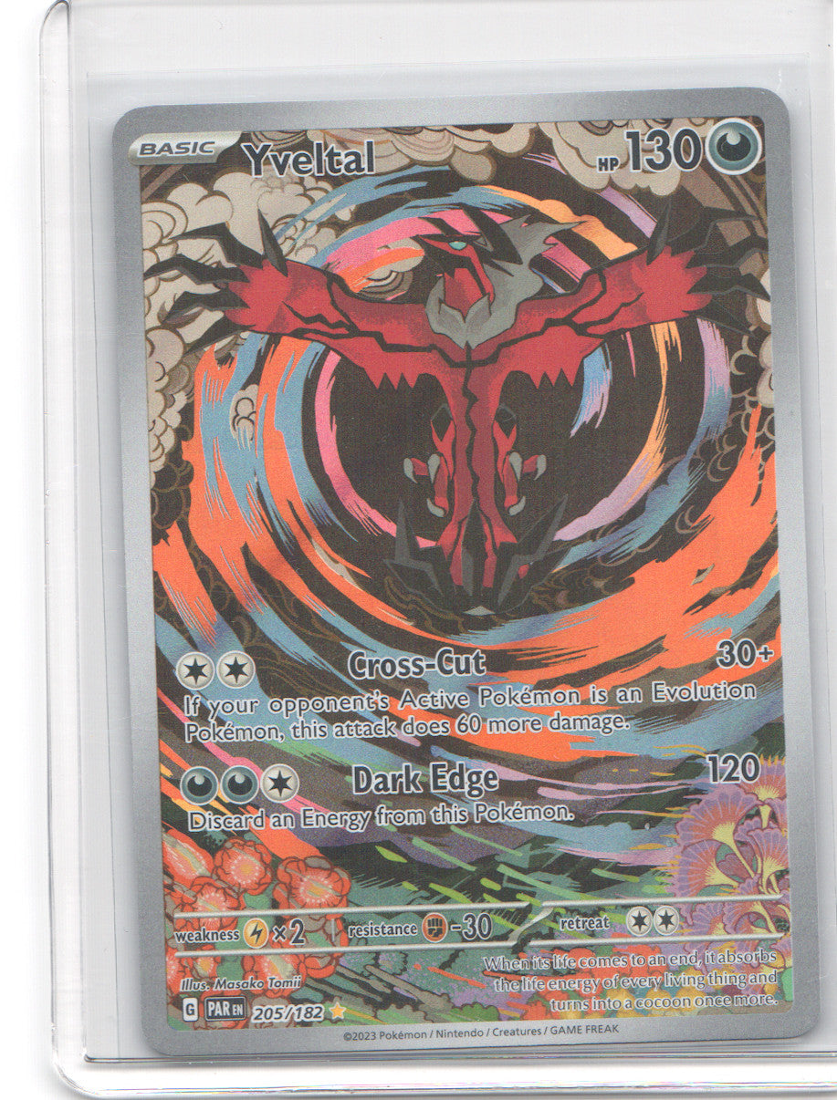Yveltal Illustration Rare SV04: Paradox Rift 205/182 NM