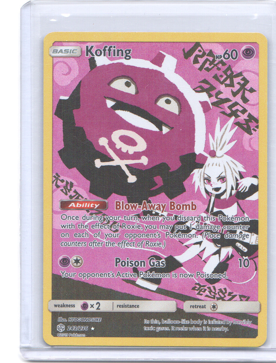 Koffing (Secret) Secret Rare SM - Cosmic Eclipse 243/236 NM