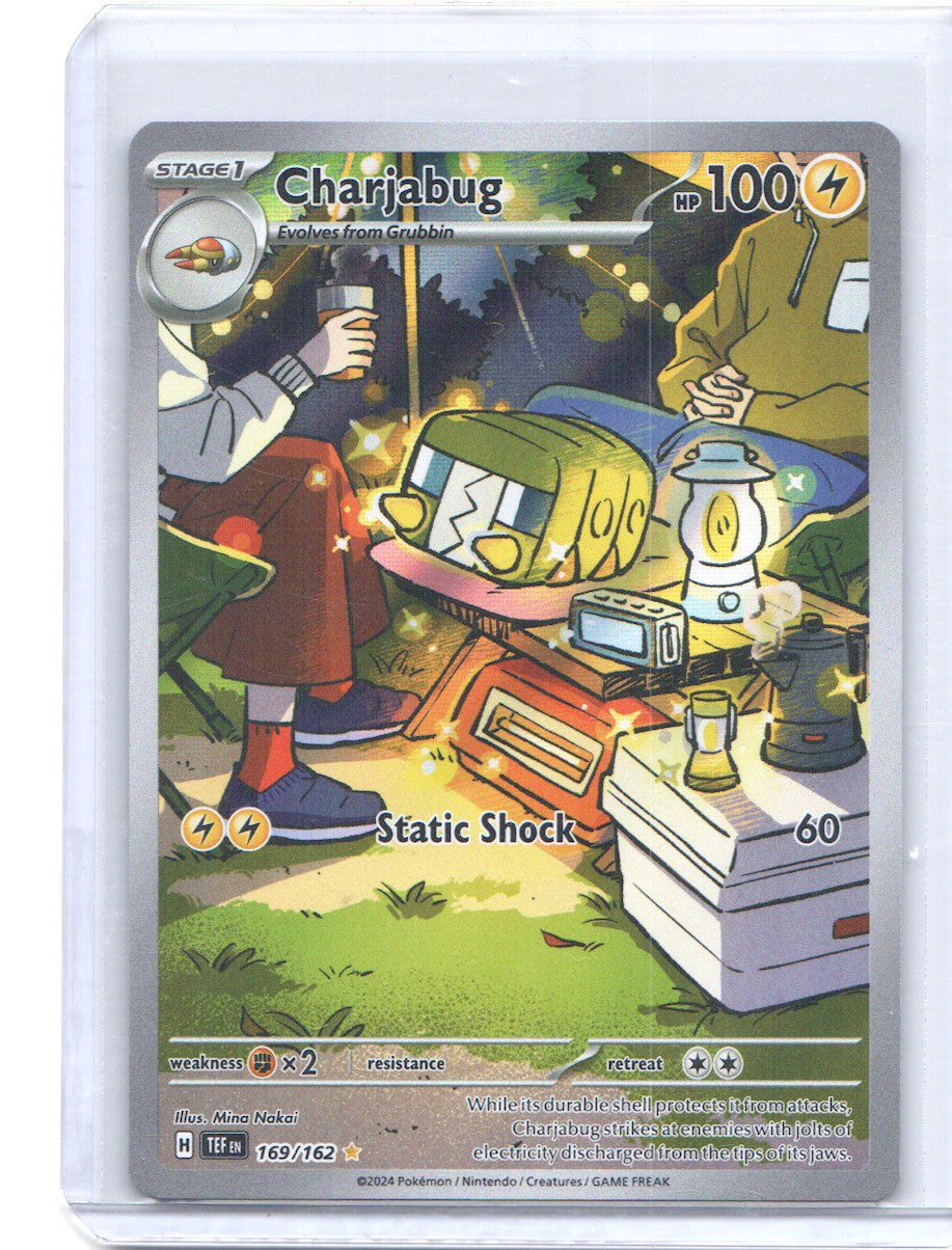 Charjabug Illustration Rare SV05: Temporal Forces 169/162 NM
