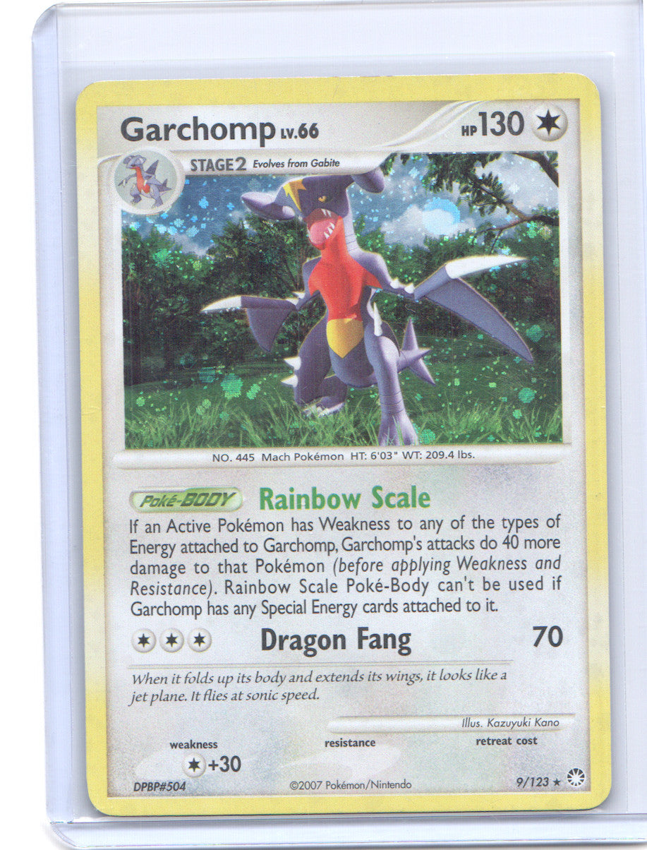Garchomp Holo Rare Mysterious Treasures 9/123 LP