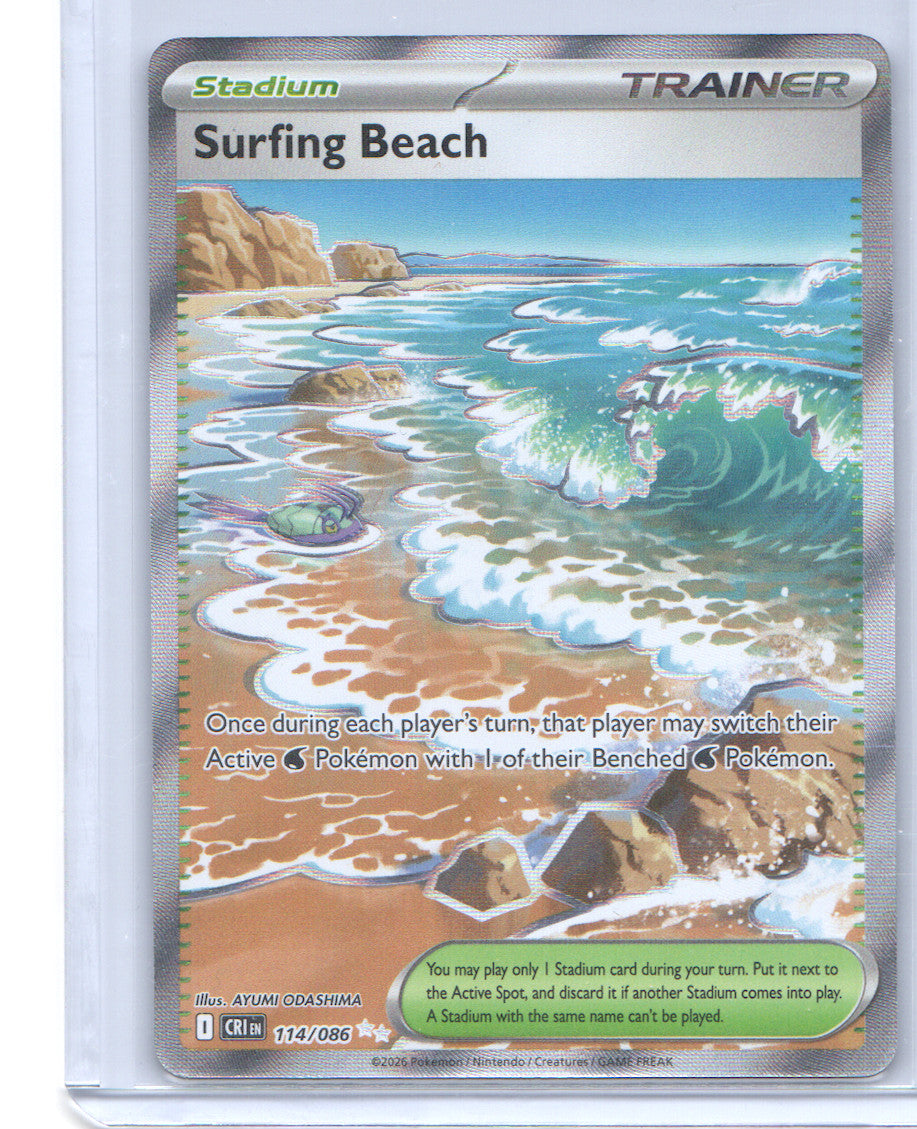 Surfing Beach Ultra Rare ME04: Chaos Rising 114/086 NM