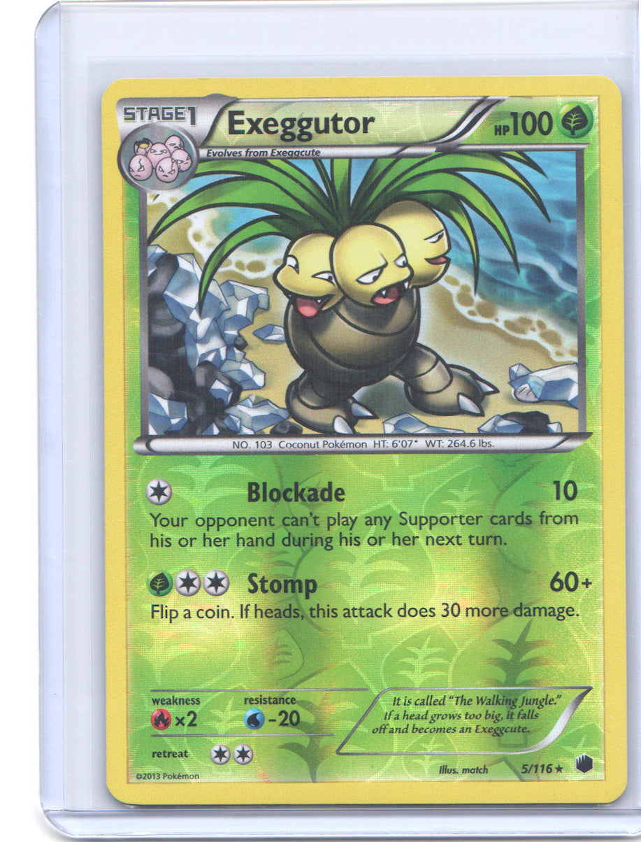 Exeggutor Rare Plasma Freeze 5/116 LP