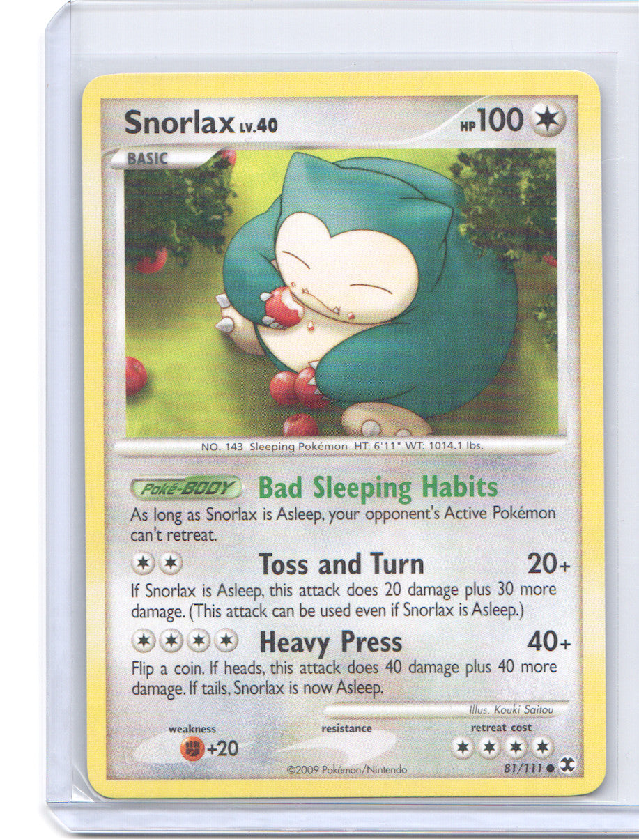 Snorlax (81) Common Rising Rivals 81/111 NM