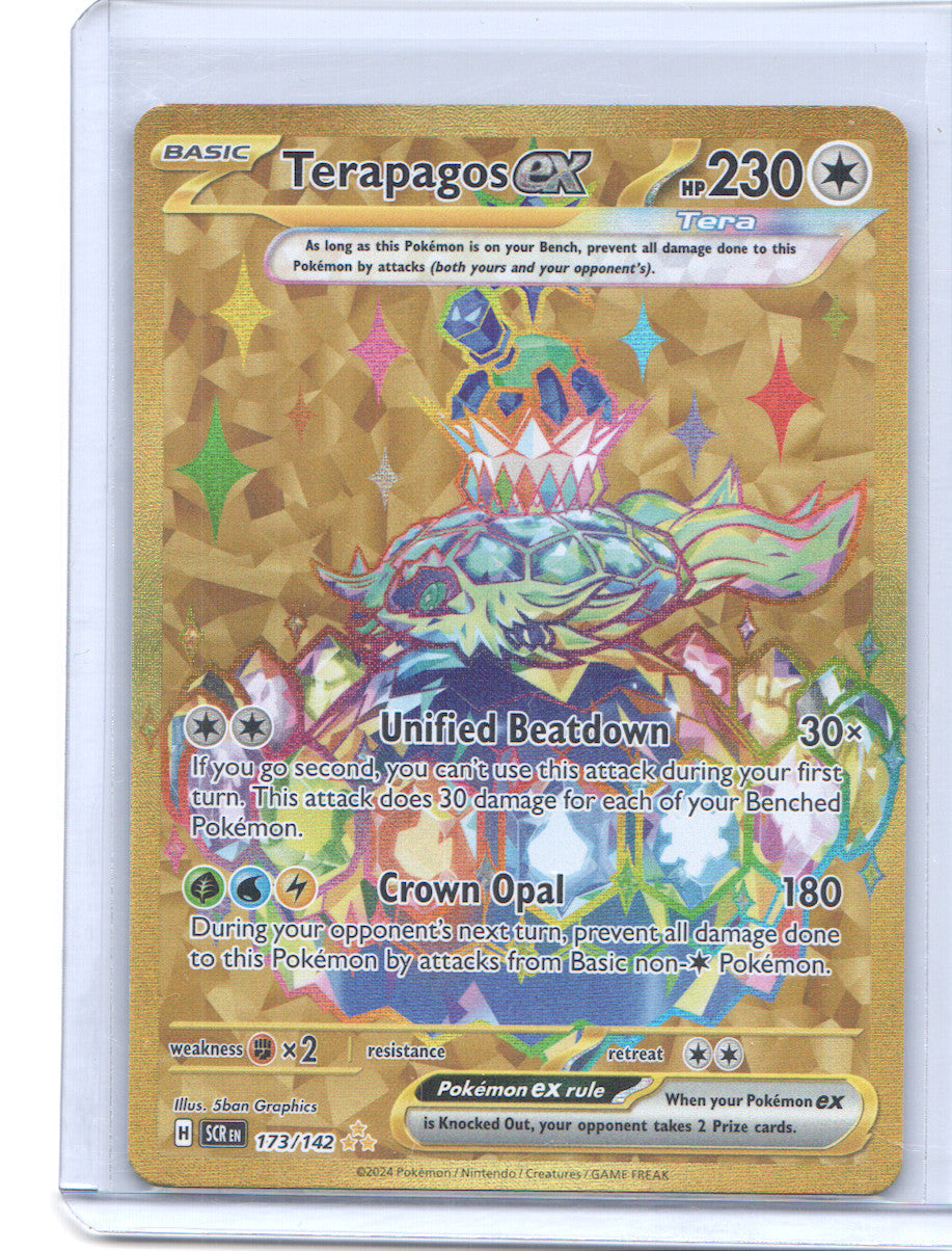 Terapagos ex Hyper Rare SV07: Stellar Crown 173/142 NM