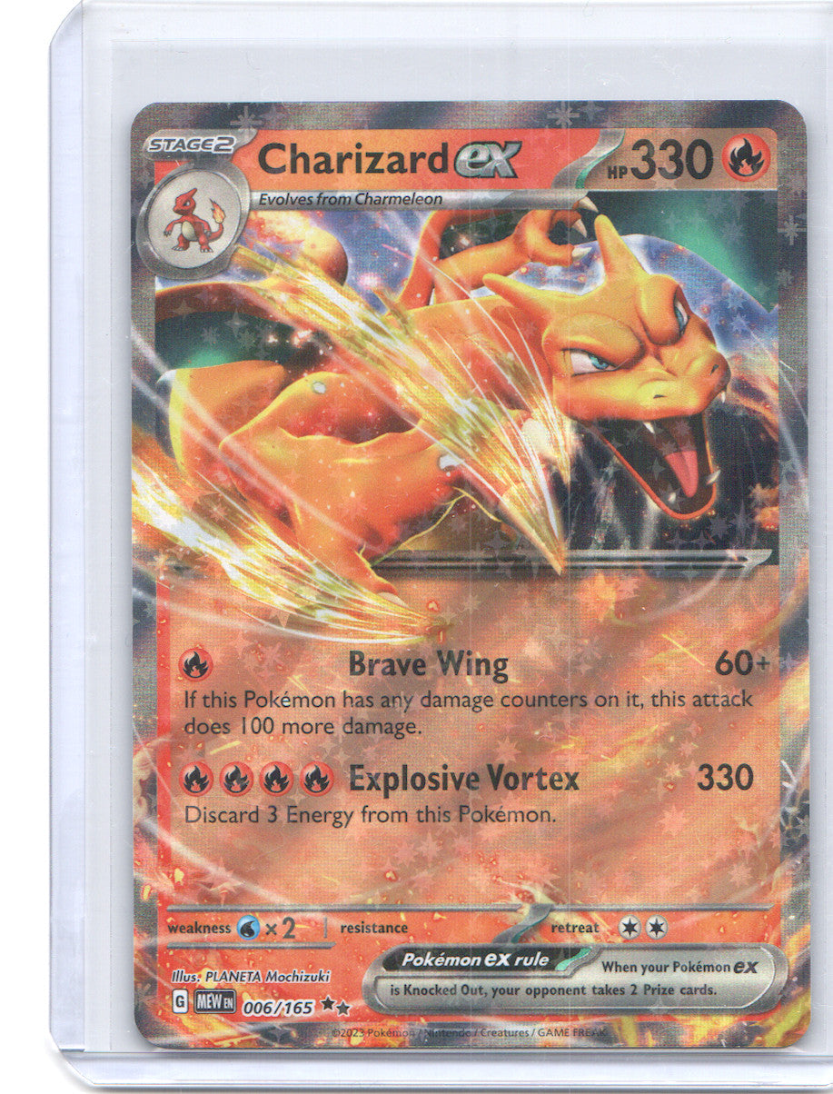 Charizard ex Double Rare SV: Scarlet & Violet 151 006/165 NM