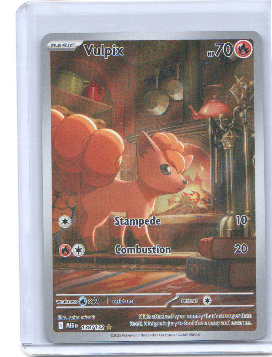 Vulpix Illustration Rare ME01: Mega Evolution 138/132 NM