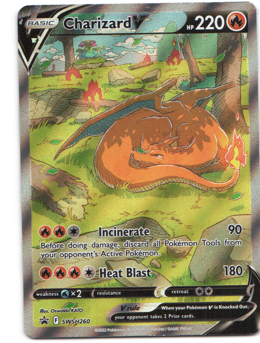 Charizard V Promo SWSH: Sword & Shield Promo Cards SWSH260 NM