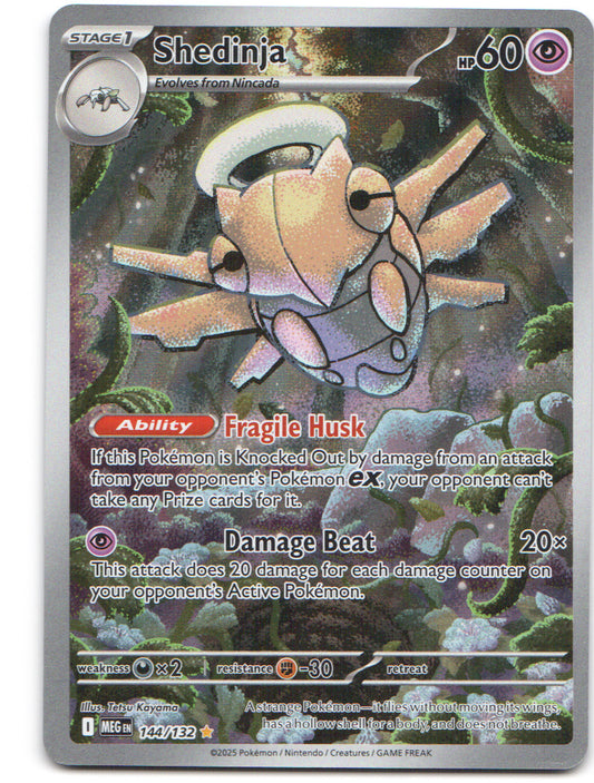 Shedinja Illustration Rare ME01: Mega Evolution 144/132 NM