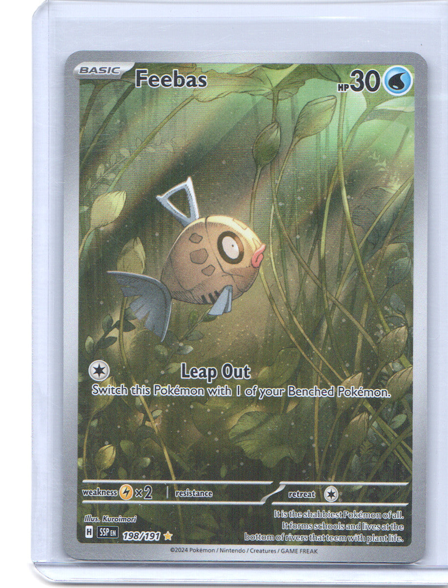 Feebas Illustration Rare SV08: Surging Sparks 198/191 NM