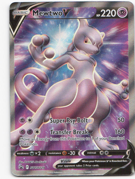 Mewtwo V - Promo SWSH: Sword & Shield Promo Cards SWSH229 NM