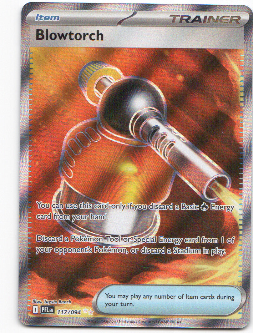 Blowtorch Ultra Rare ME02: Phantasmal Flames 117/094 NM