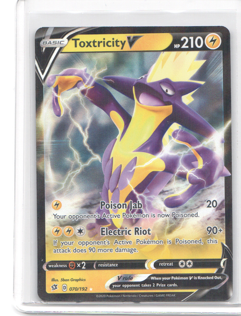 Toxtricity V Ultra Rare SWSH02: Rebel Clash 070/192 NM