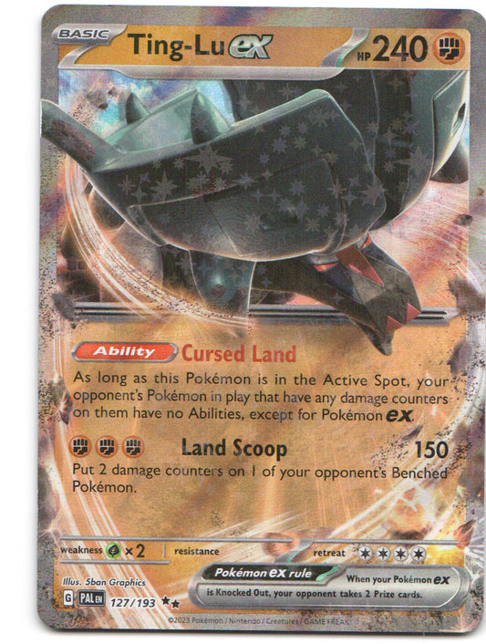 Ting-Lu ex Double Rare SV02: Paldea Evolved 127/193 NM