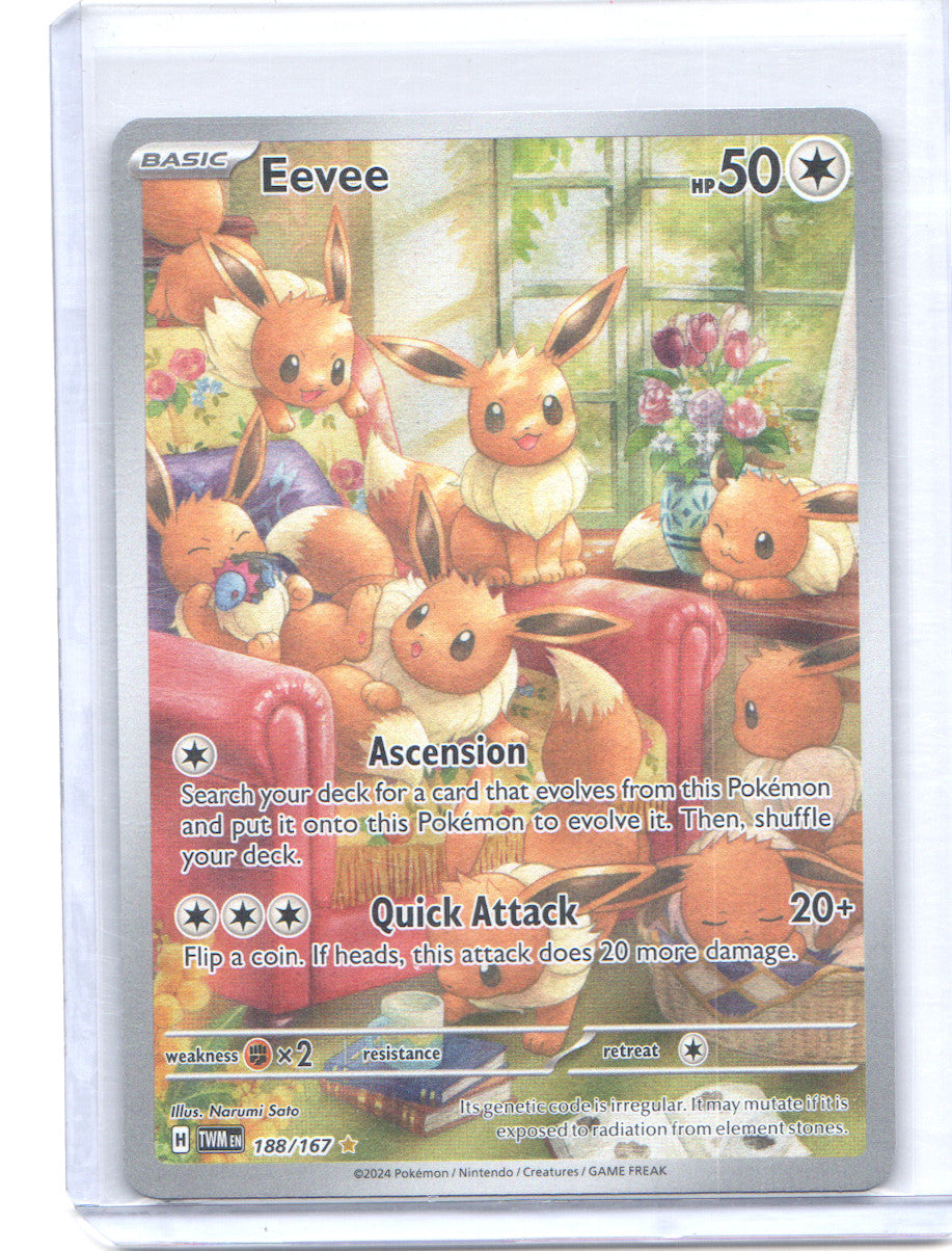 Eevee Illustration Rare SV06: Twilight Masquerade 188/167 NM