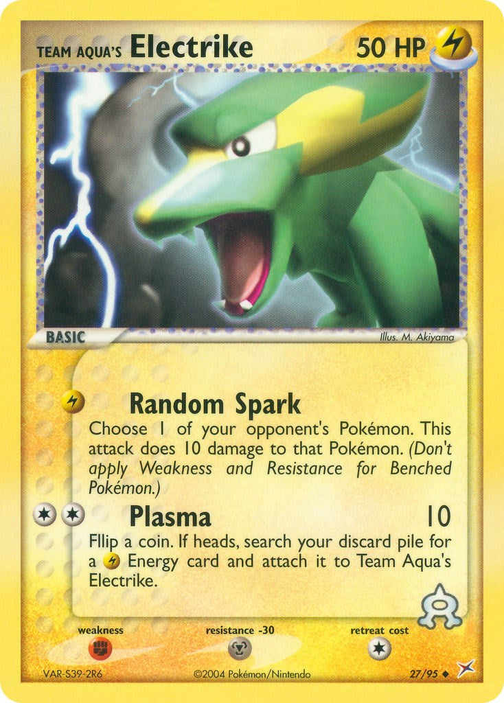 Team Aqua's Electrike - 27/95