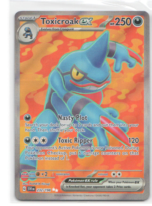 Toxicroak ex - Ultra Rare SV01: Scarlet & Violet Base Set 232/198 NM