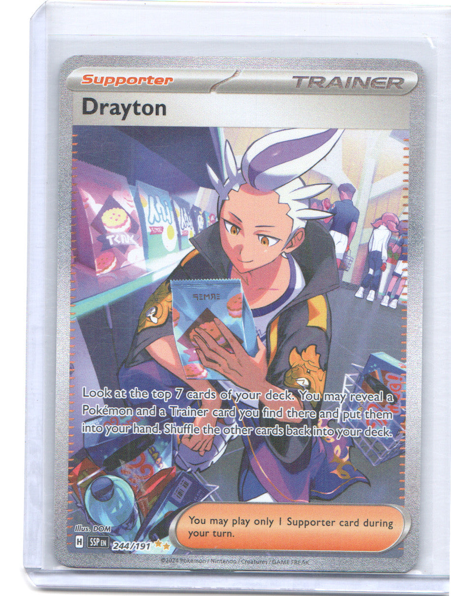 Drayton Special Illustration Rare SV08: Surging Sparks 244/191 NM