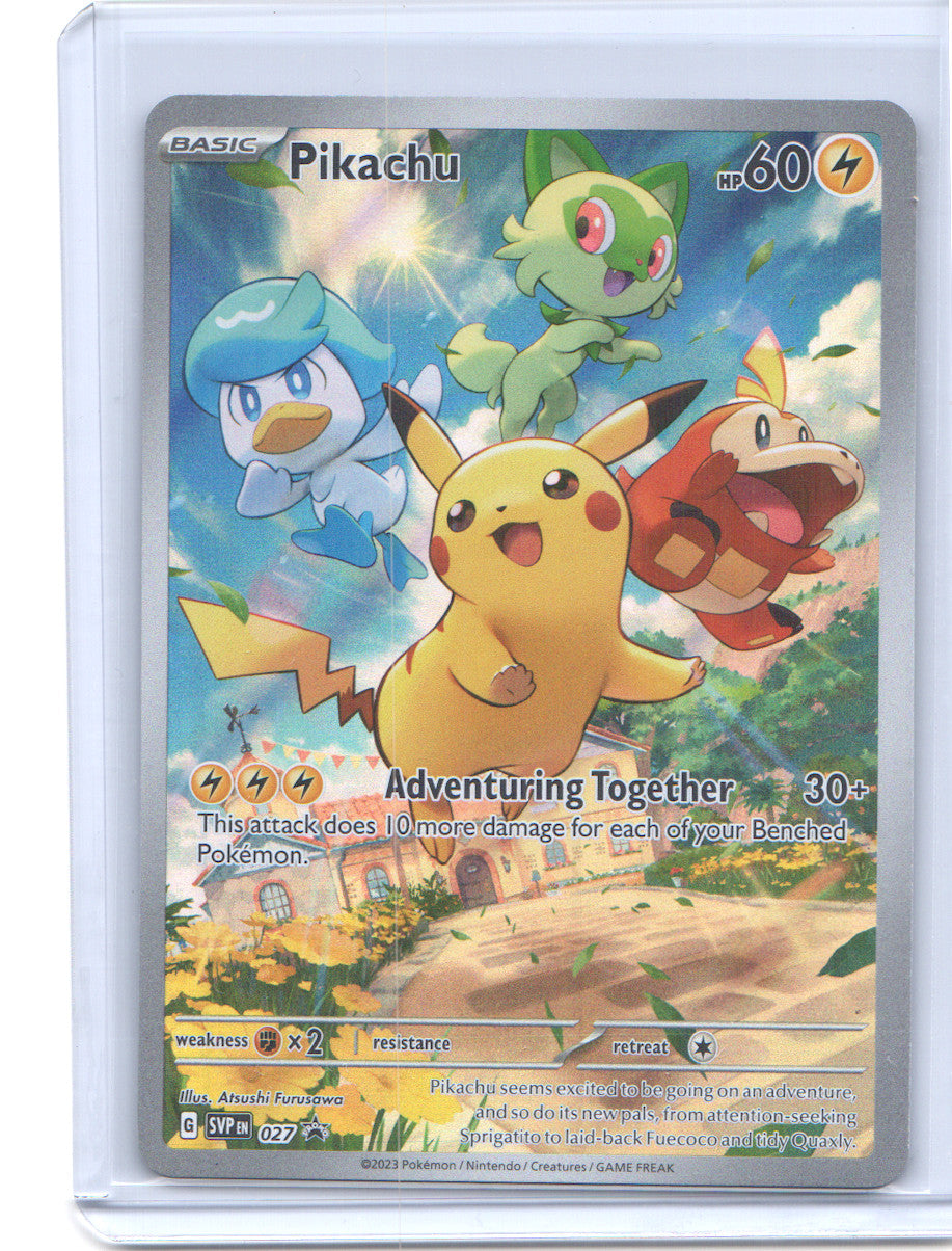 Pikachu Promo SV: Scarlet & Violet Promo Cards 027 NM