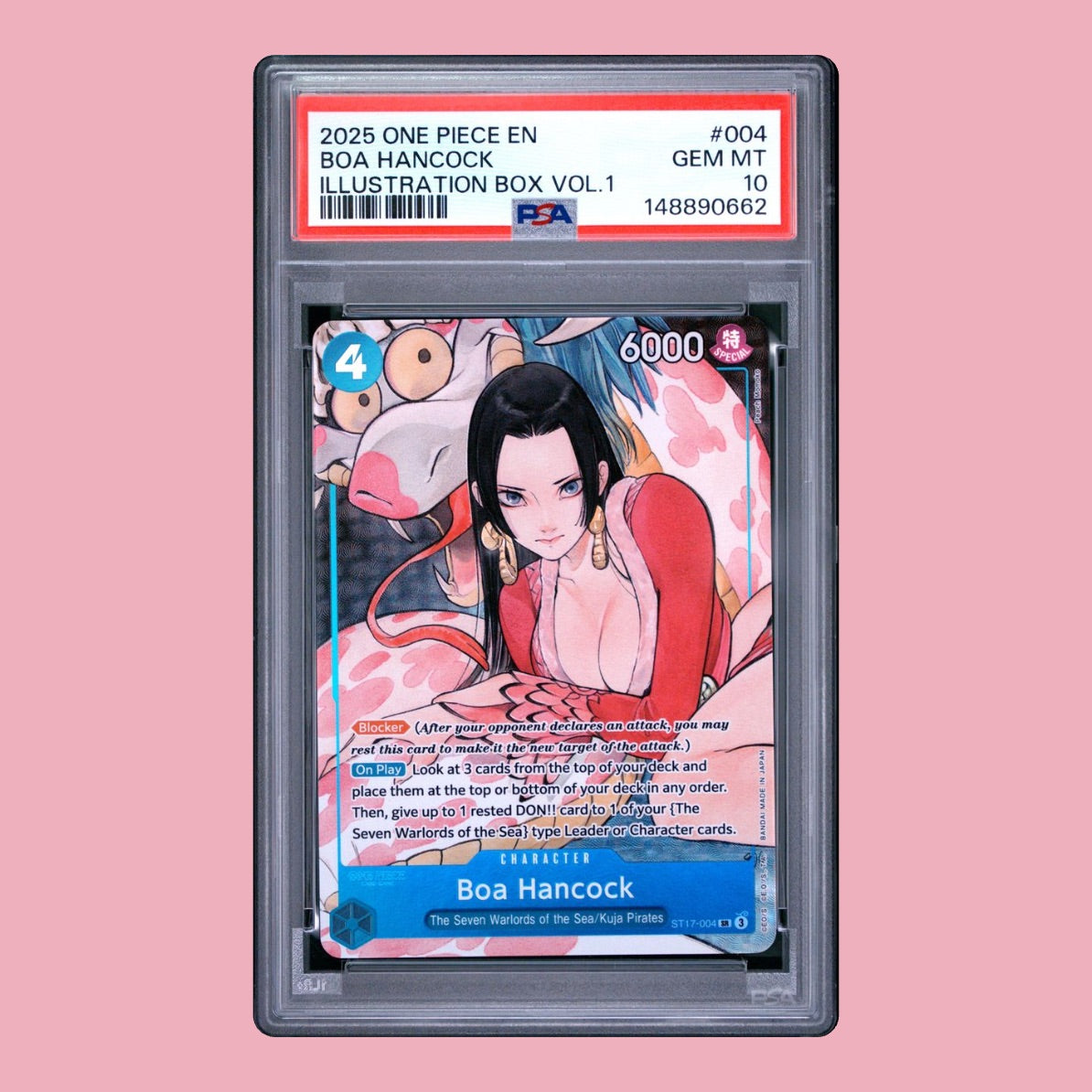 Boa Hancock - 2025 One Piece EN - Illustration Box Vol.1 - #004 - PSA 10 GEM MT