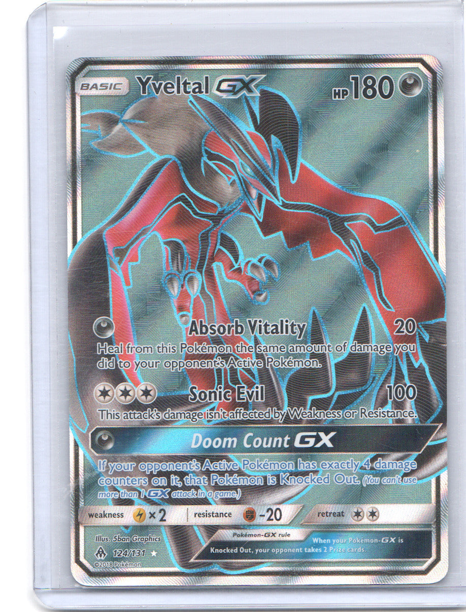 Yveltal GX (Full Art) Ultra Rare SM - Forbidden Light 124/131 NM