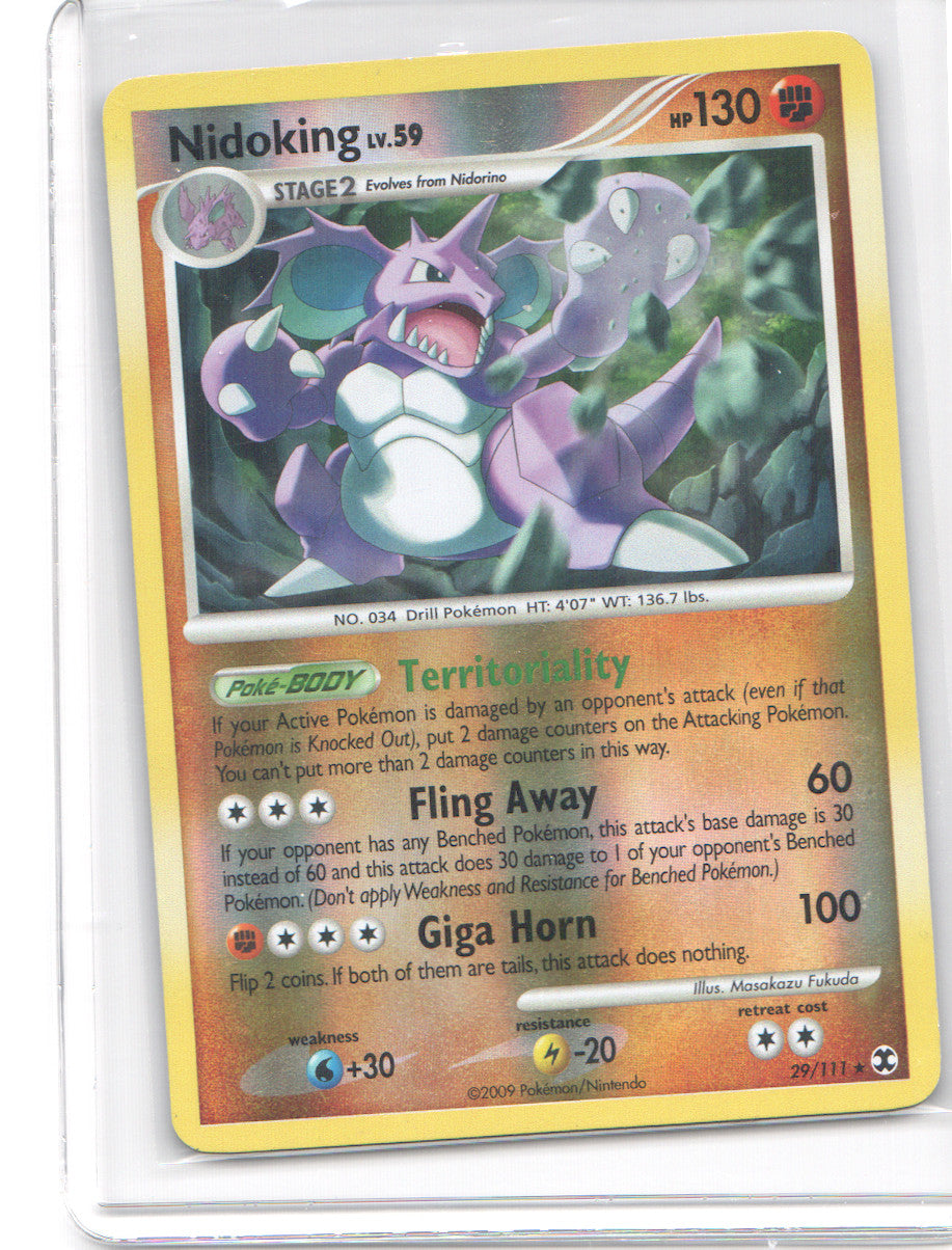 Nidoking Rare Rising Rivals 29/111 LP