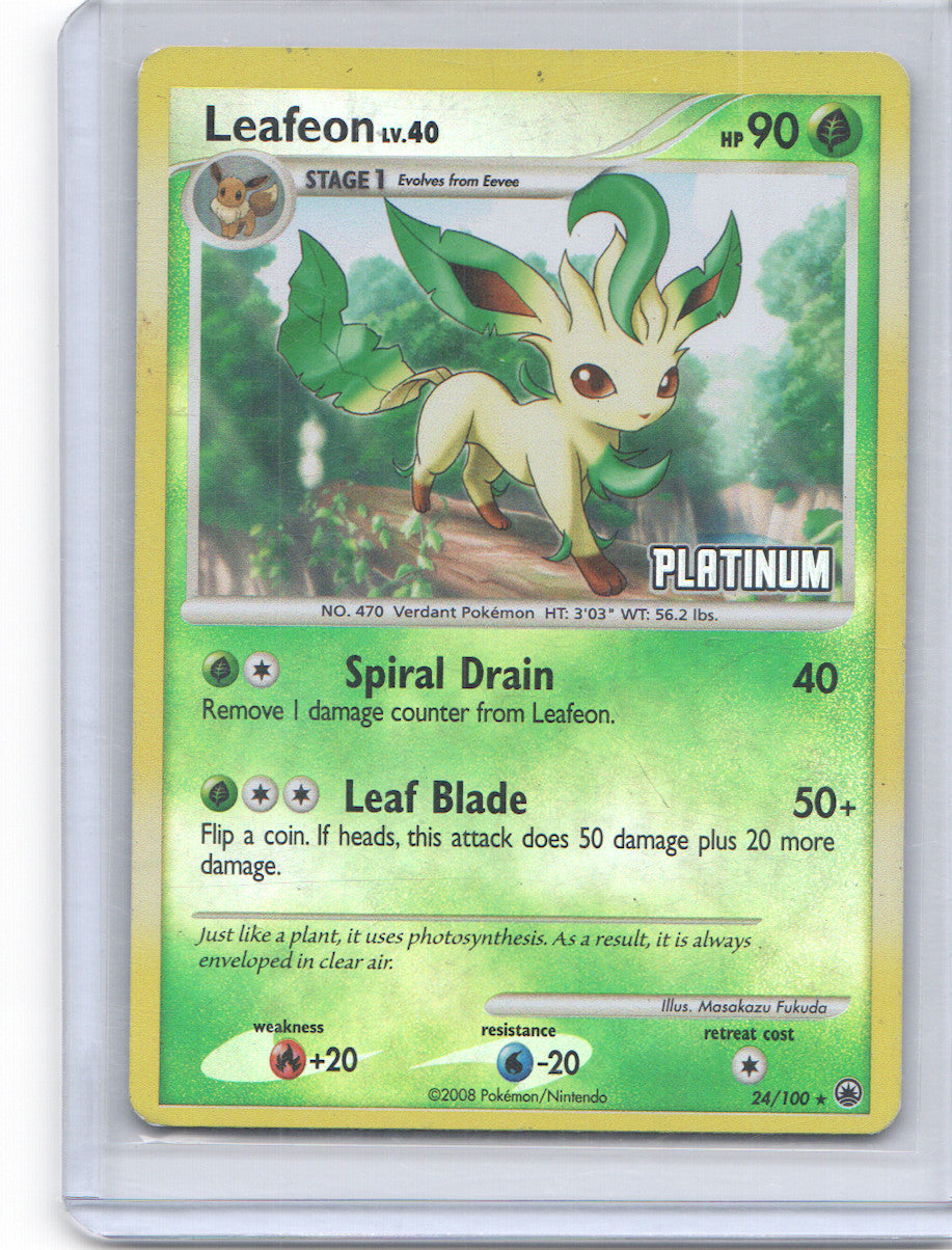Leafeon [Platinum] Promo Burger King Promos 024/100 HP