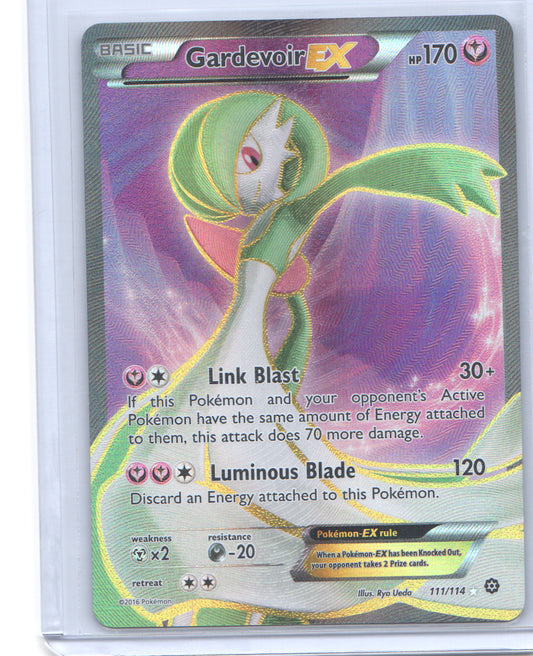 Gardevoir EX (Full Art) Ultra Rare XY - Steam Siege 111/114 NM