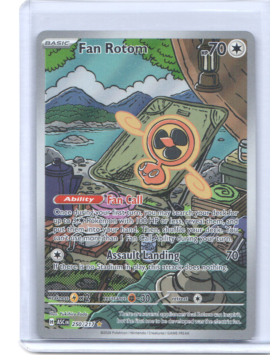 Fan Rotom Illustration Rare ME: Ascended Heroes 250/217 NM