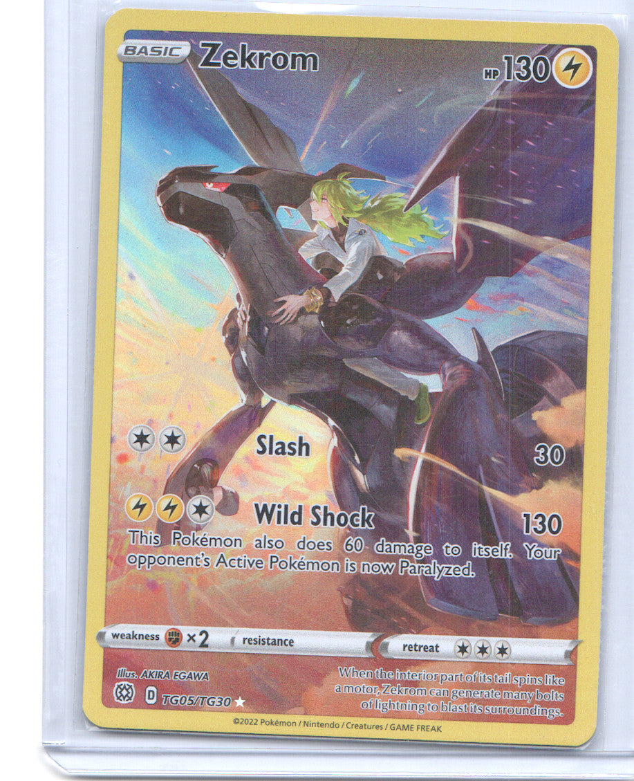 Zekrom Ultra Rare SWSH09: Brilliant Stars Trainer Gallery TG05/TG30 NM
