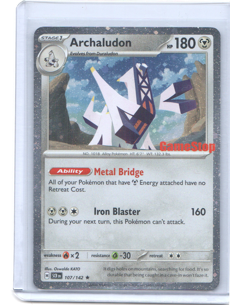 Archaludon (Cosmos Holo) (Gamestop Exclusive) Rare Miscellaneous Cards & Product