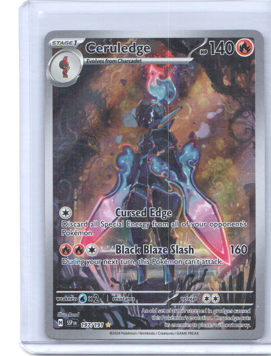 Ceruledge Illustration Rare SV08: Surging Sparks 197/191 NM