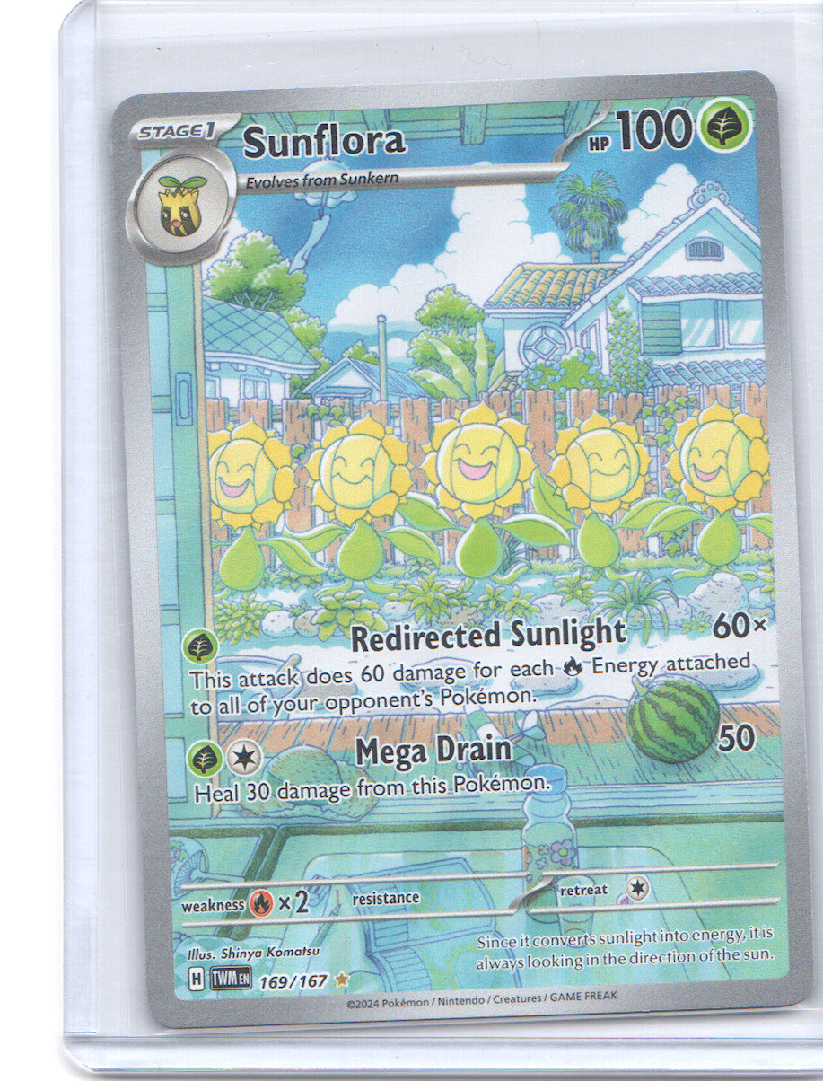 Sunflora Illustration Rare SV06: Twilight Masquerade 169/167 NM