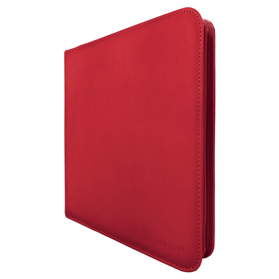 Ultra Pro - 12-Pocket: PRO: Zippered: Vivid: Red