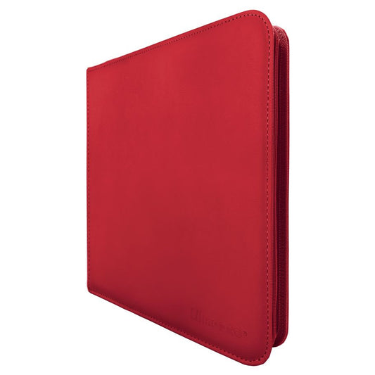 Ultra Pro - 12-Pocket: PRO: Zippered: Vivid: Red