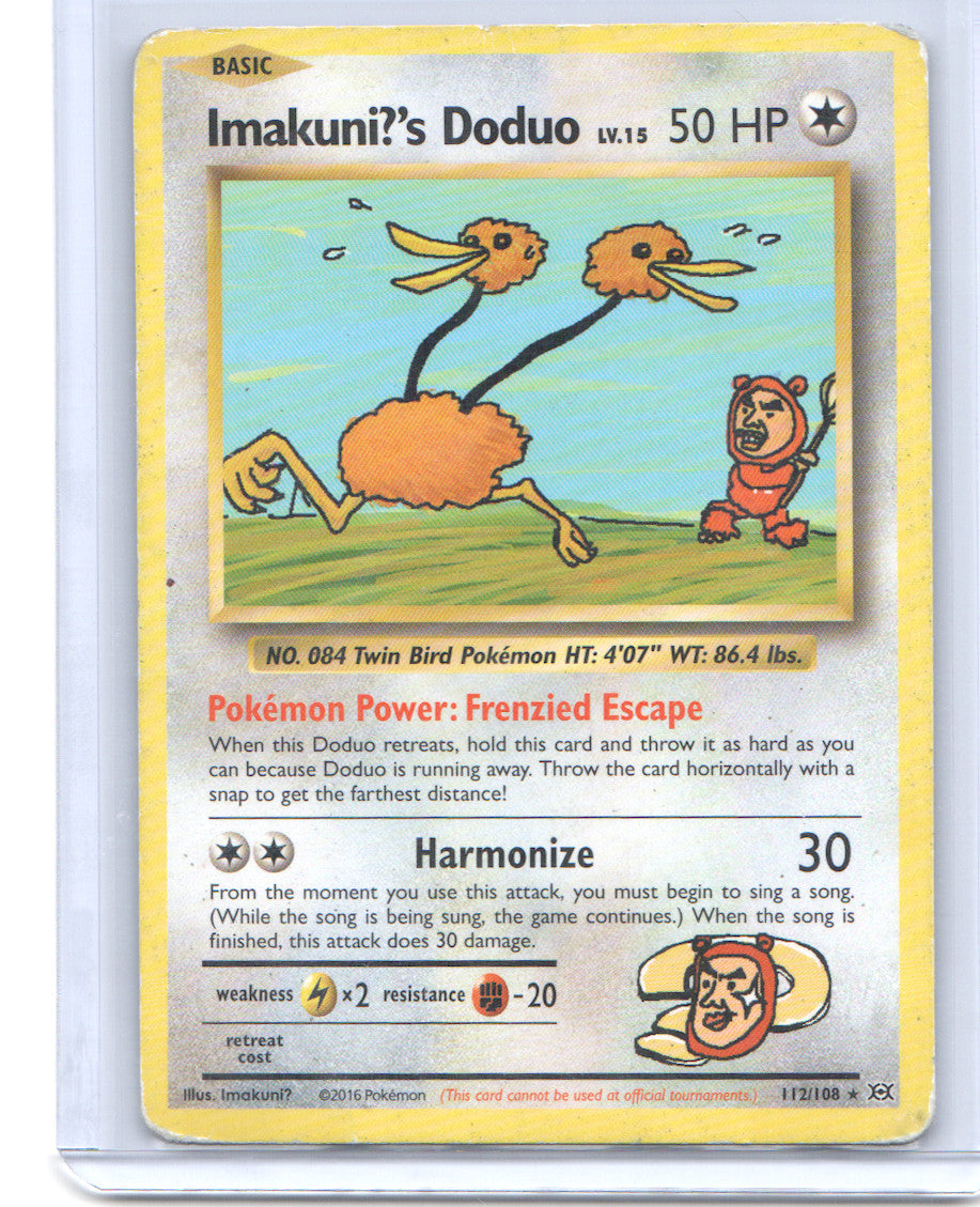 Imakuni?'s Doduo Secret Rare XY - Evolutions 112/108 DMG