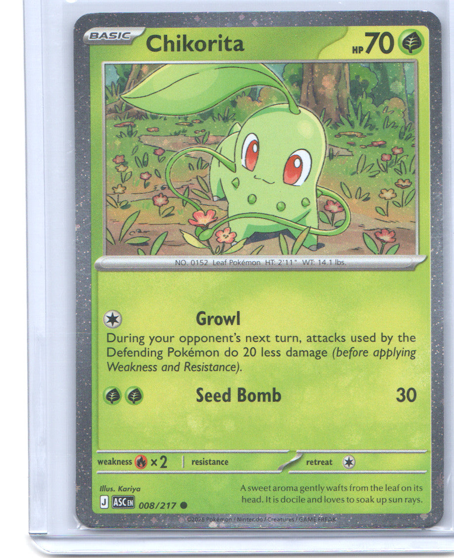 Chikorita (Cosmos Holo) Common Miscellaneous Cards & Products 008/217 NM